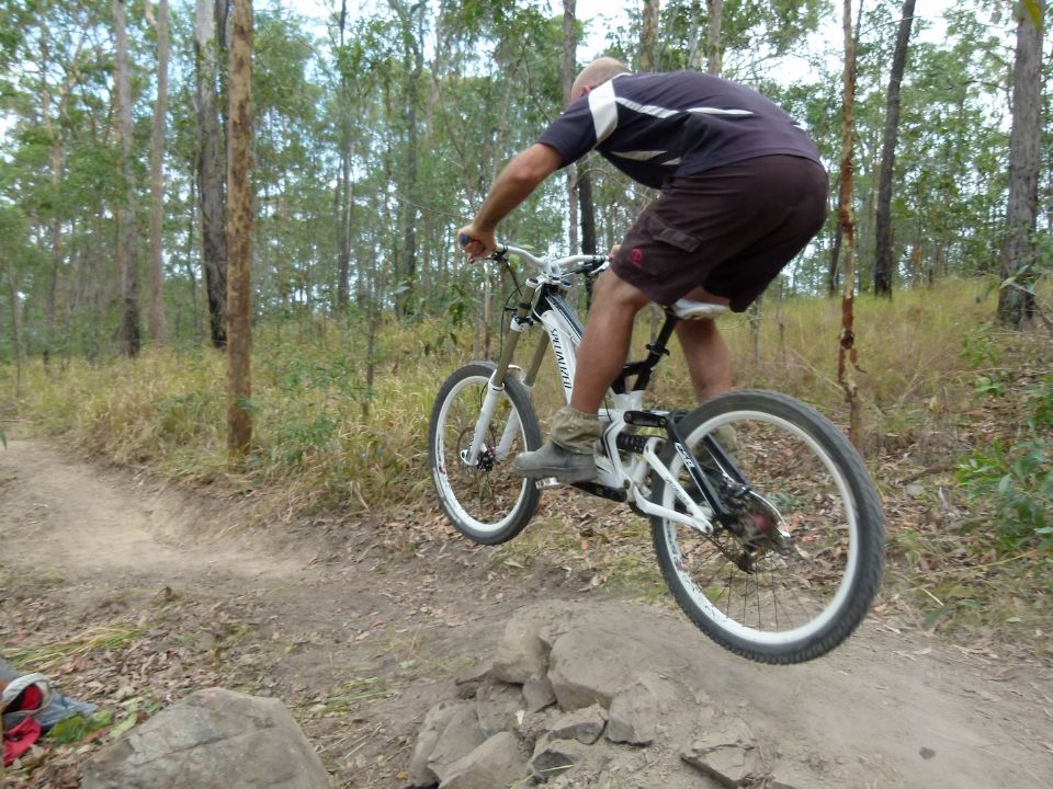 Doug launches on Kurt's fine rig and likes it