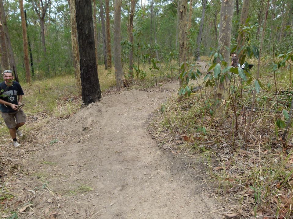Big rocks under this little berm
