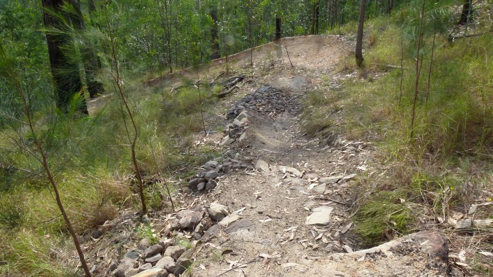 Barney's upper berm when new
