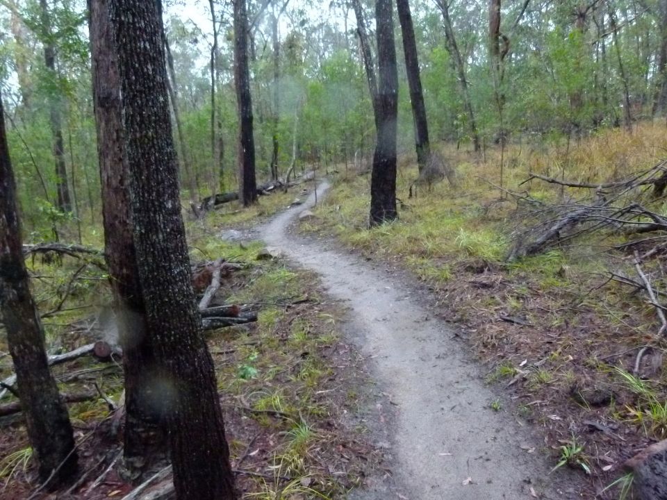 Trail route is the key to drainage