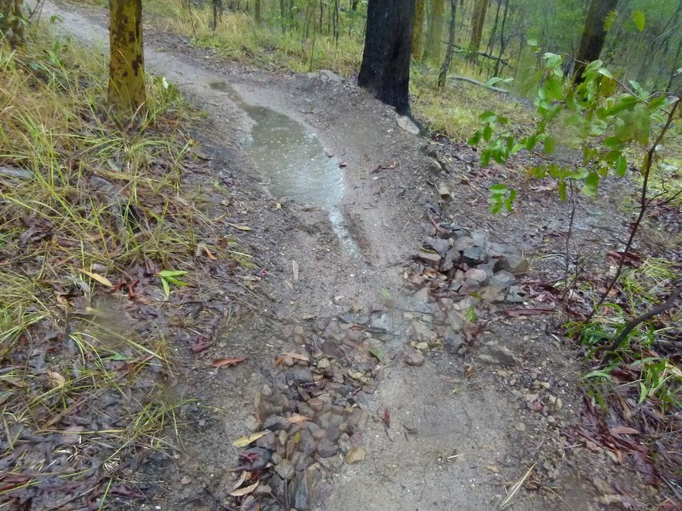 Prior to changing the drainage