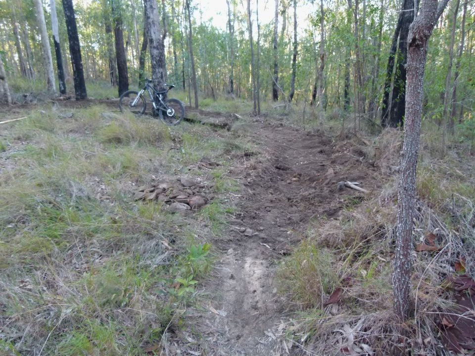 A rolling grade dip early in it's creation