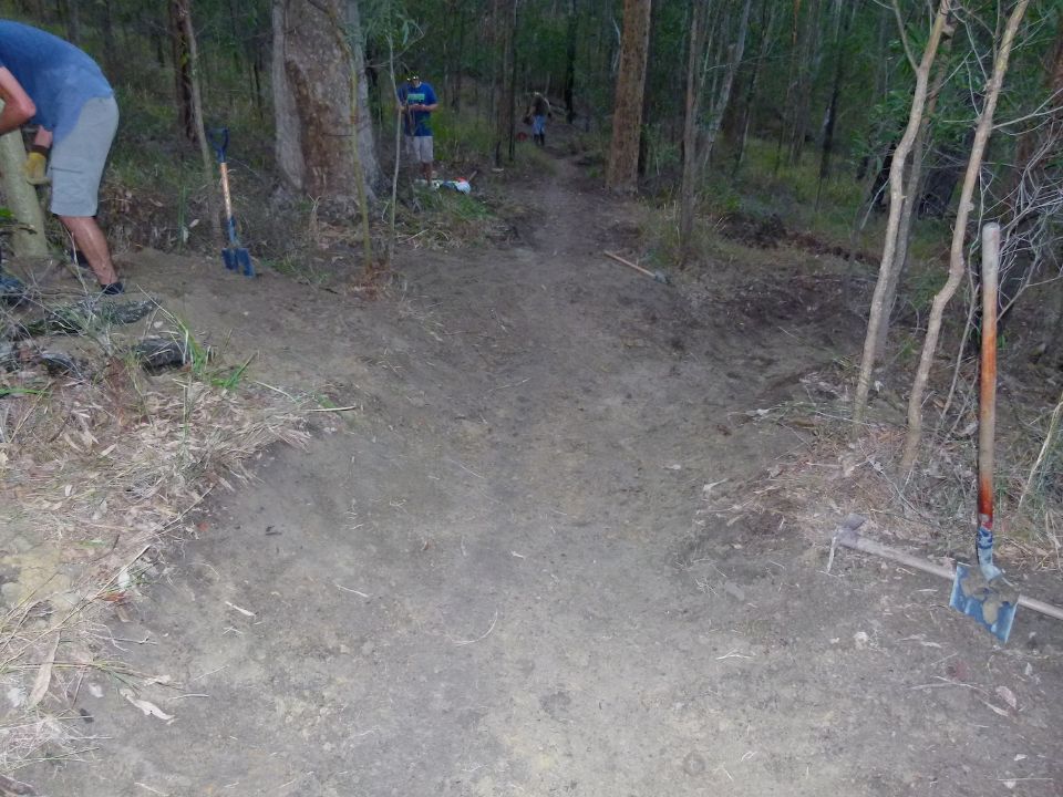 Looking down a line of work