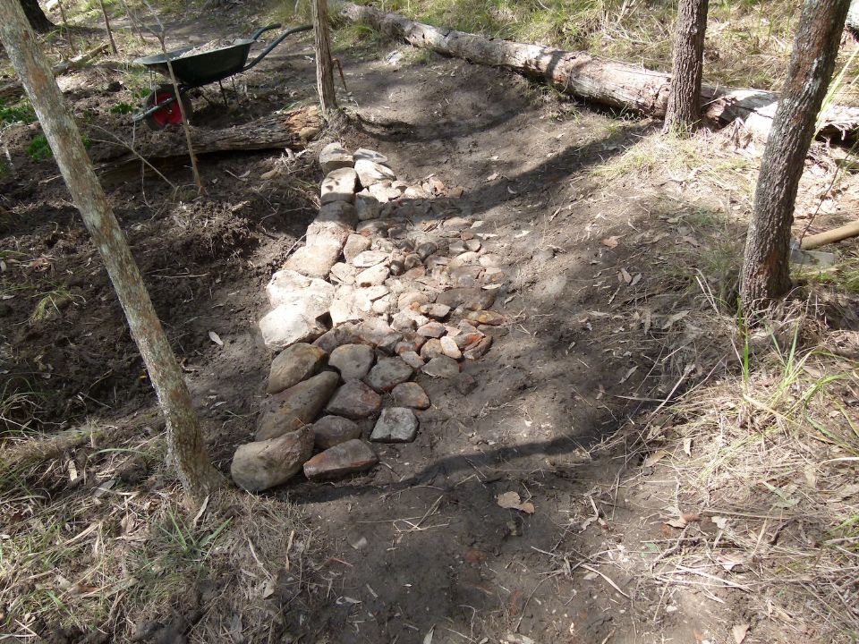 First layer of rock