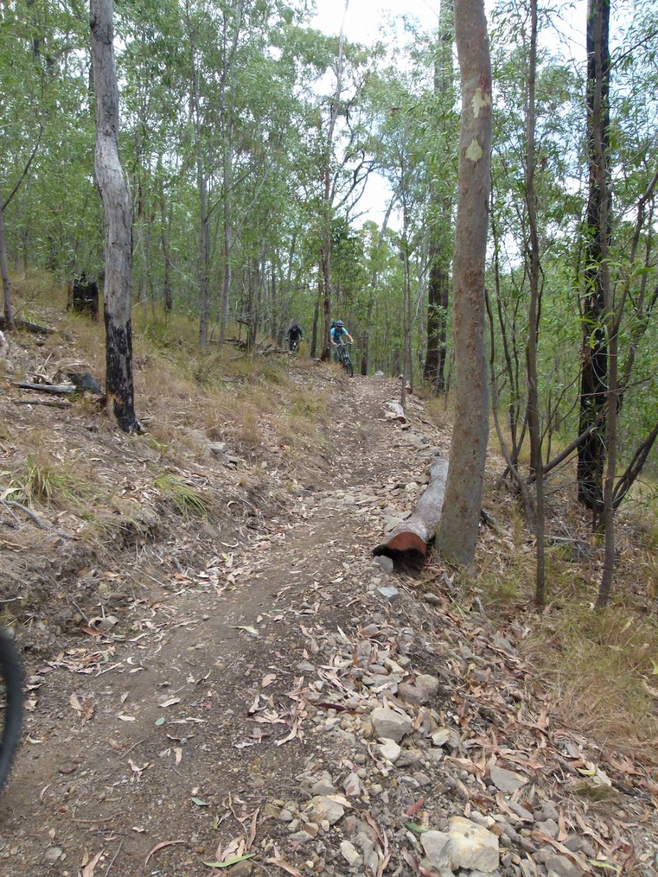 Test riding new trail