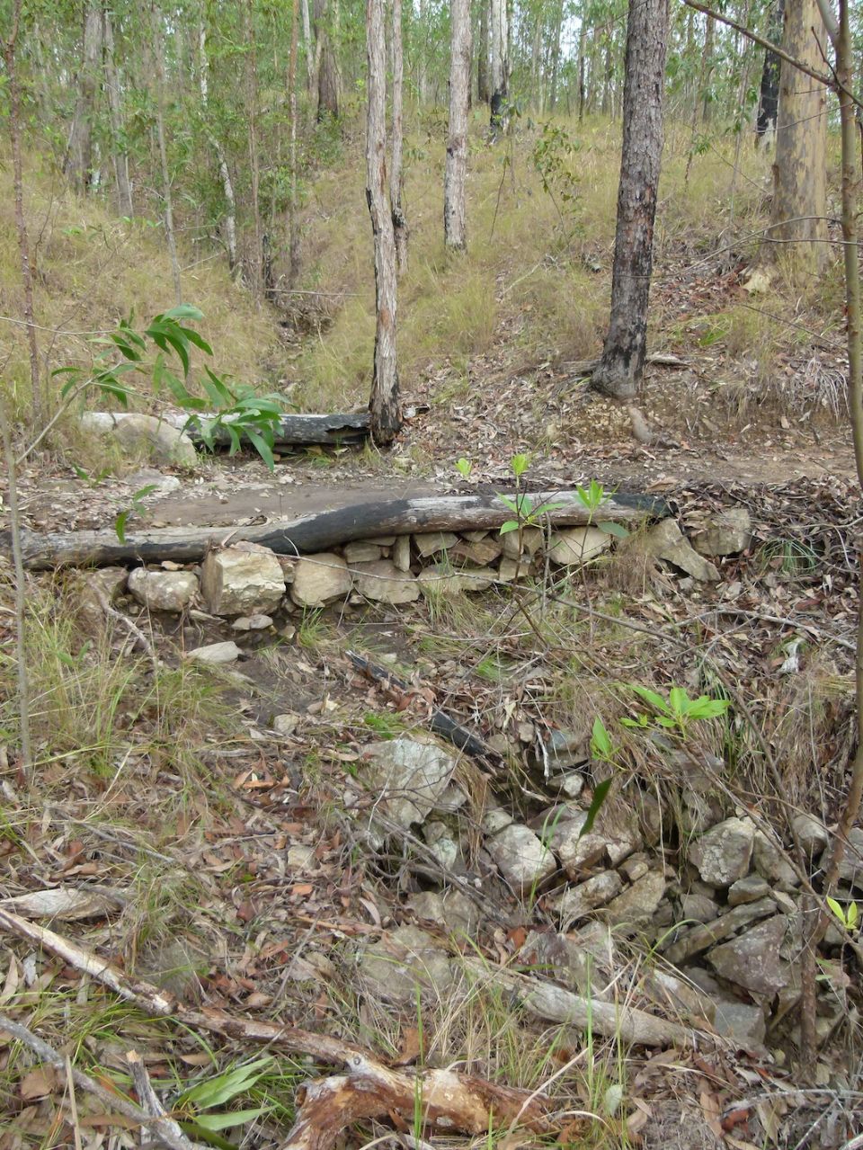 Trail getting better.  Creek not coping so well