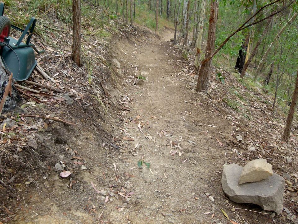 This section will turn into a rock garden over time