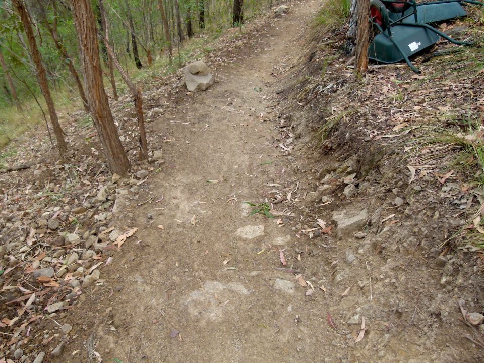 Buried rocks will appear over time - on purpose