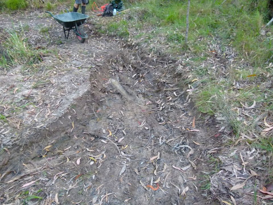 Water may drain, but the creek below can't be healthy with this here