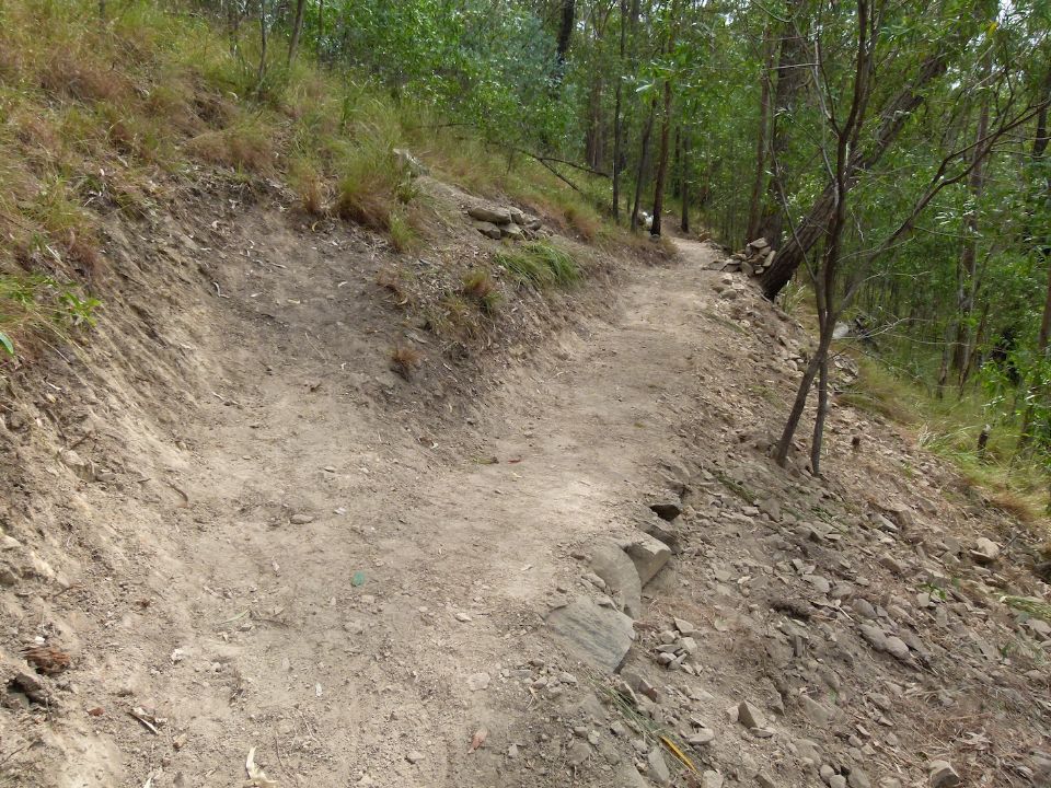 Climbers can see descenders coming