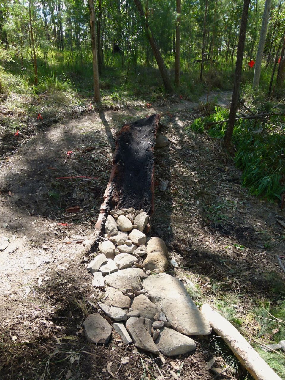 New skinny line over a very boggy area