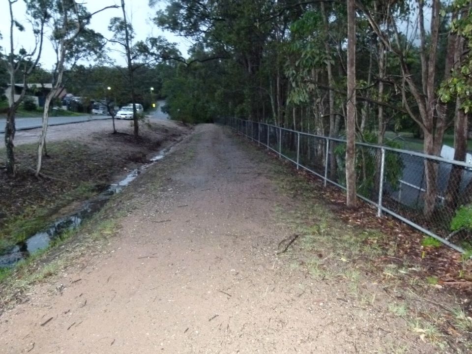 Looks nice without rubbish lining the fence