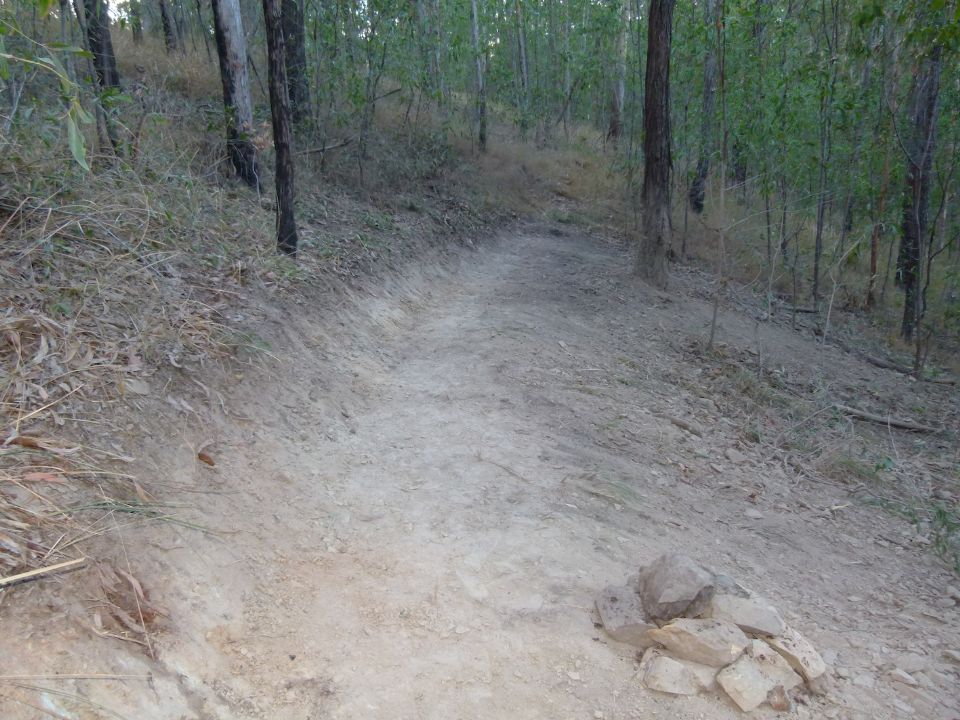 Crossing a conical drainage