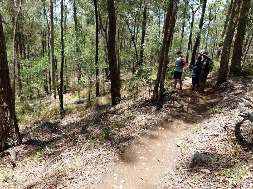 Trail grade impacting on flow and erosion concerns